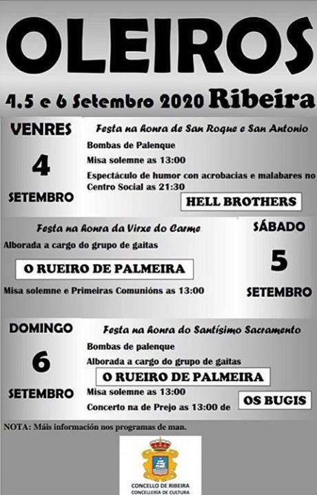 Festas de Oleiros en Ribeira