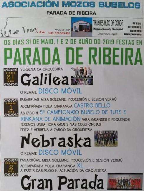 Festas de Parada de Ribeira en Xinzo de Limia