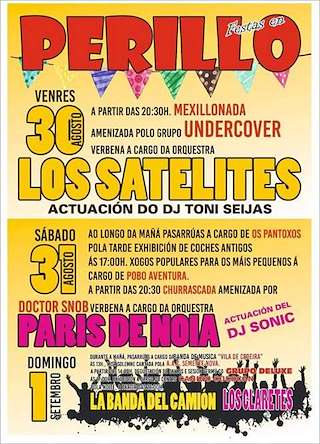 Fechas, información, programa, cartel, imágenes, mapa y ubicación de Festas de Perillo  en  Oleiros