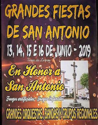 Fechas, información, programa, cartel, imágenes, mapa y ubicación de Festas de San Antonio  (2024)  en  Monforte de Lemos