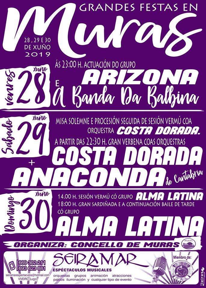 Festas de San Pedro e a Virxe do Cobre (2024) en Muras