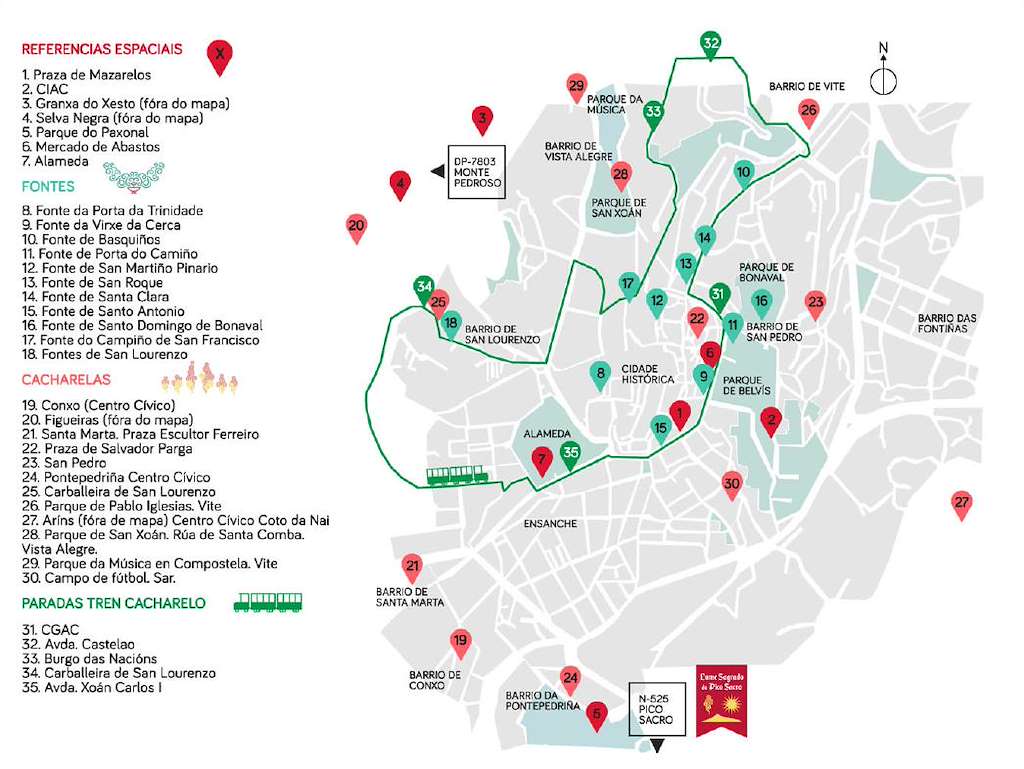 Festas de San Xoán  (2024) en Santiago de Compostela