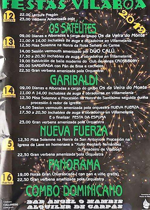 Festas de Vilaboa (2024) en Culleredo