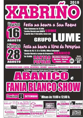 Fechas, información, programa, cartel, imágenes, mapa y ubicación de Festas de Xabriño  en  Curtis