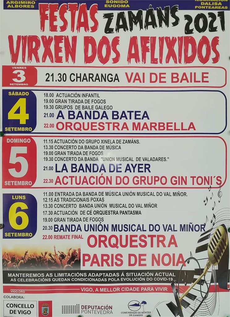 Festas de Zamáns - Virxe dos Aflixidos en Vigo