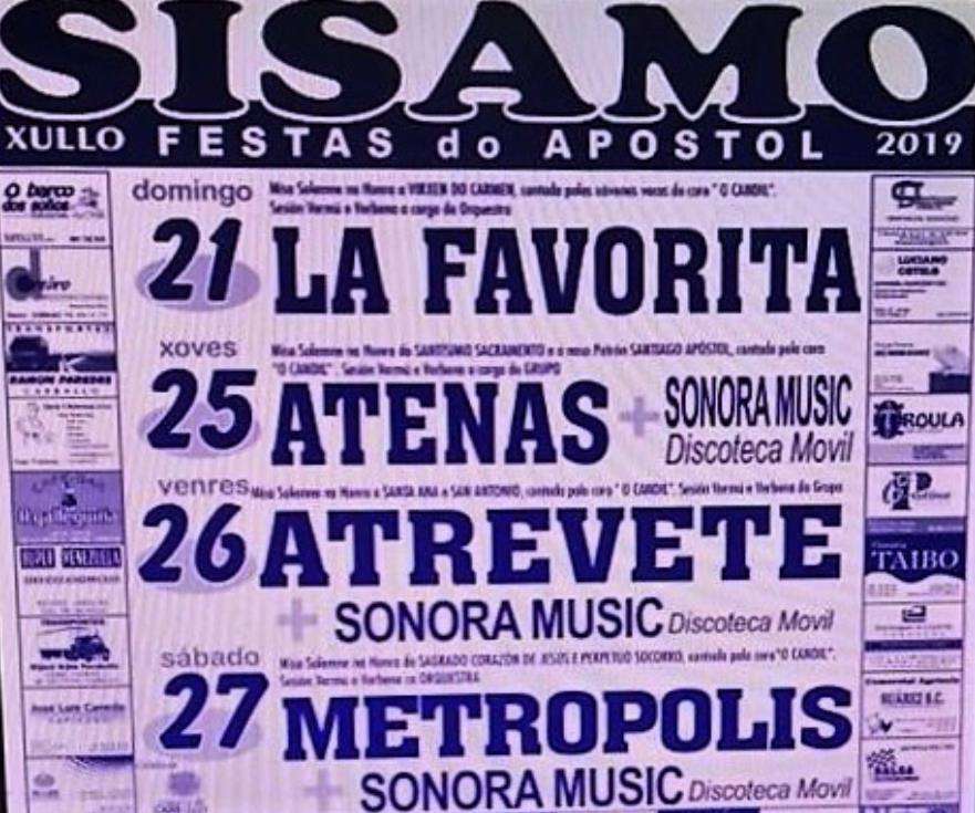 Festas do Apóstol de Sísamo en Carballo