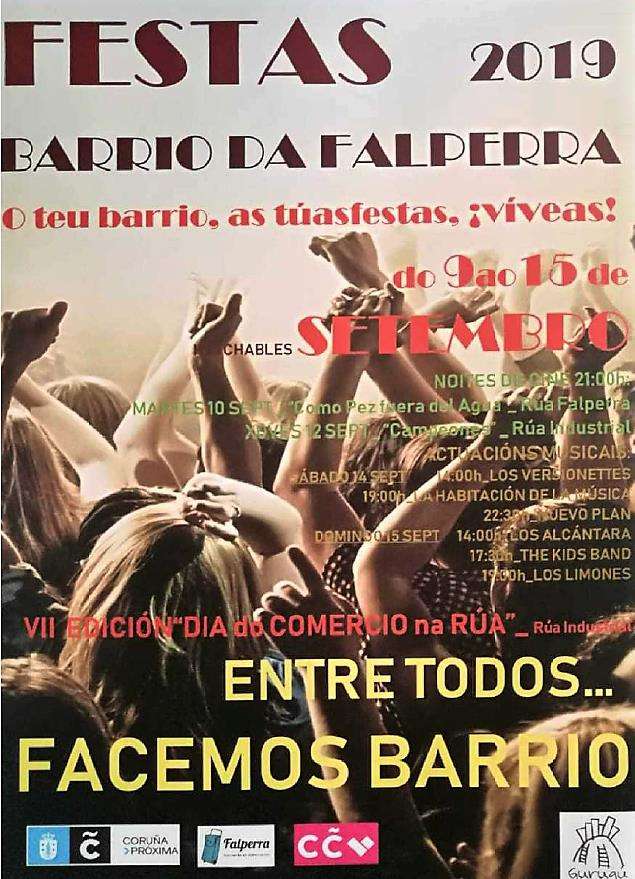 Festas do Barrio da Falperra en A Coruña