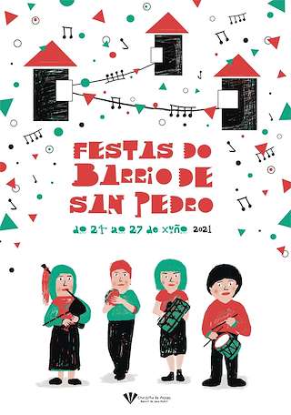 Fechas, información, programa, cartel, imágenes, mapa y ubicación de Festas do Barrio de San Pedro (2024)  en  Santiago de Compostela