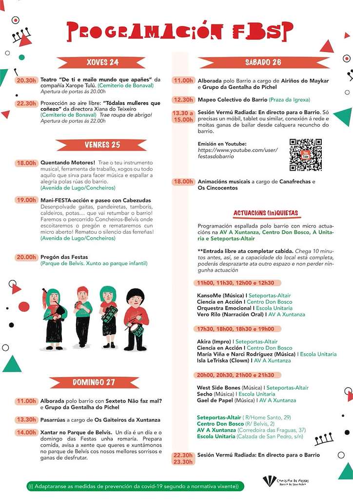 Festas do Barrio de San Pedro (2024) en Santiago de Compostela