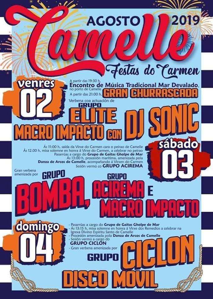 Festas do Carme de Camelle en Camariñas