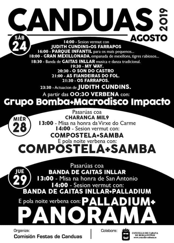 Festas do Carme de Cánduas en Cabana de Bergantiños