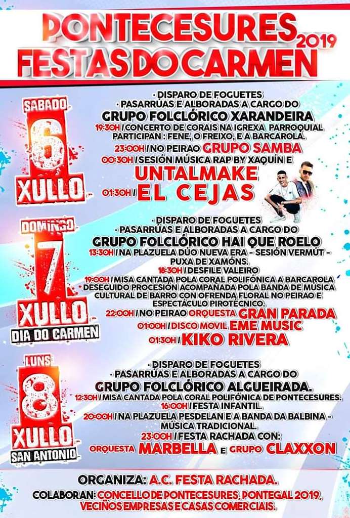 Festas do Carme (2024) en Pontecesures