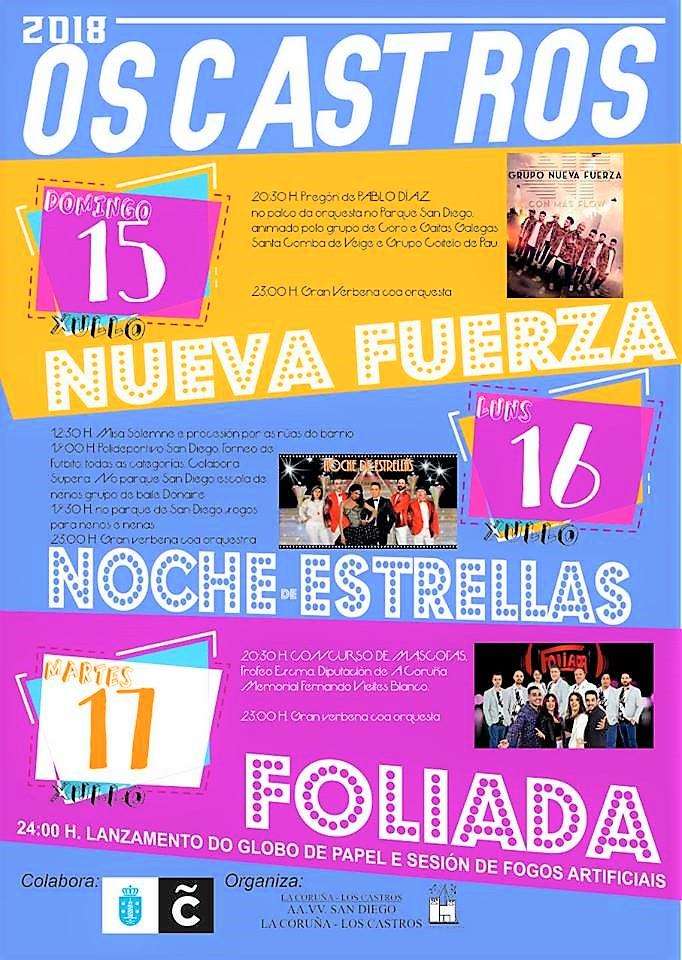 Festas do Carmen de Os Castros en A Coruña