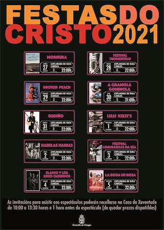 Fechas, información, programa, cartel, imágenes, mapa y ubicación de Festas do Cristo do Consolo  en  Cangas