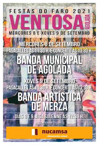 Fechas, información, programa, cartel, imágenes, mapa y ubicación de Festas do Faro de Ventosa  en  Agolada