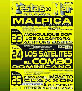 Fechas, información, programa, cartel, imágenes, mapa y ubicación de Festas do Mar  en  Malpica de Bergantiños