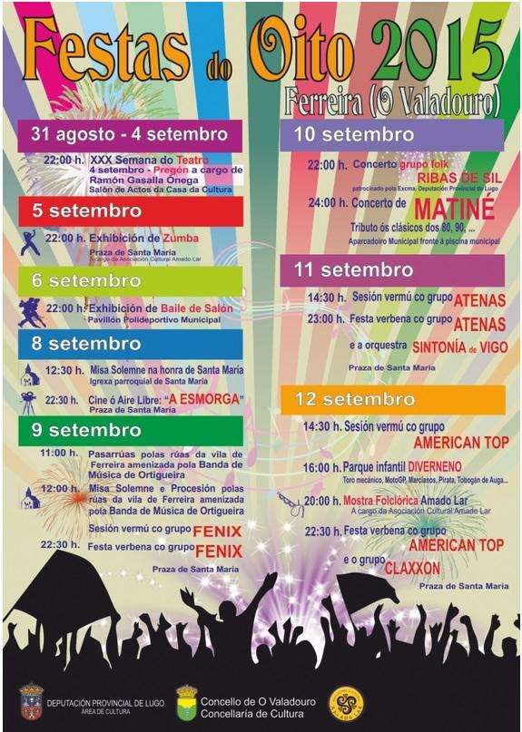 Festas do Oito e Santa María de Ferreira en O Valadouro