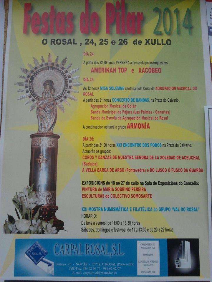 Festas do Pilar (2024) en O Rosal