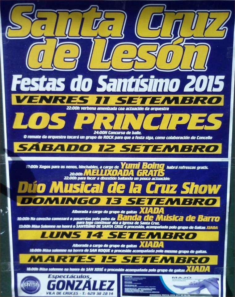 Festas do Santísimo de Santa Cruz de Lesón en A Pobra do Caramiñal