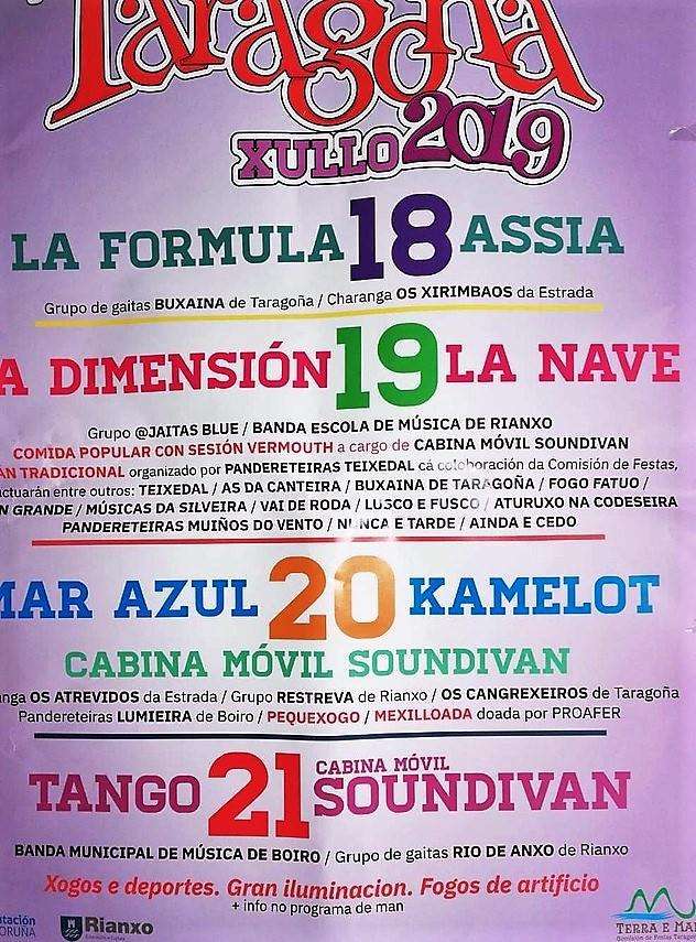 Festas do Verán de Taragoña (2024) en Rianxo