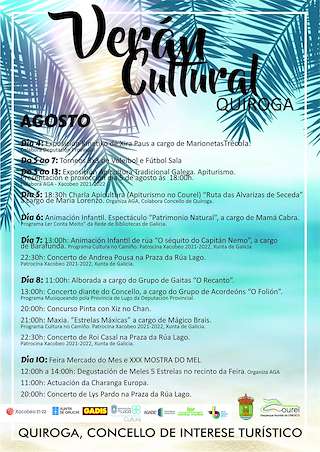 Fechas, información, programa, cartel, imágenes, mapa y ubicación de Festas do Verán - XXXII Mostra do Mel  en  Quiroga