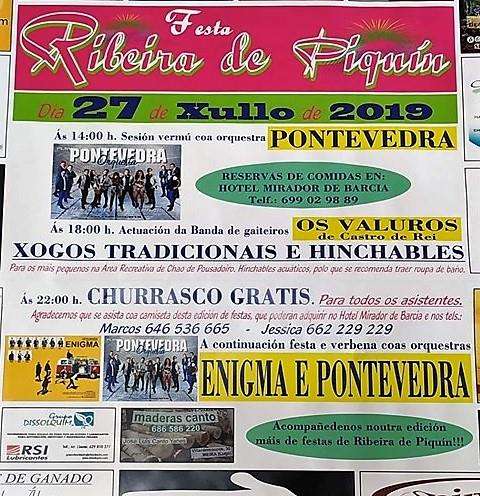 Festas do Verán  en Ribeira de Piquín