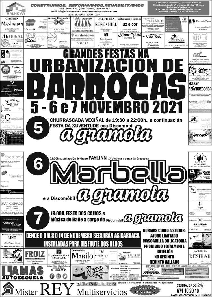 Festas na Urbanización de Barrocas en Ourense