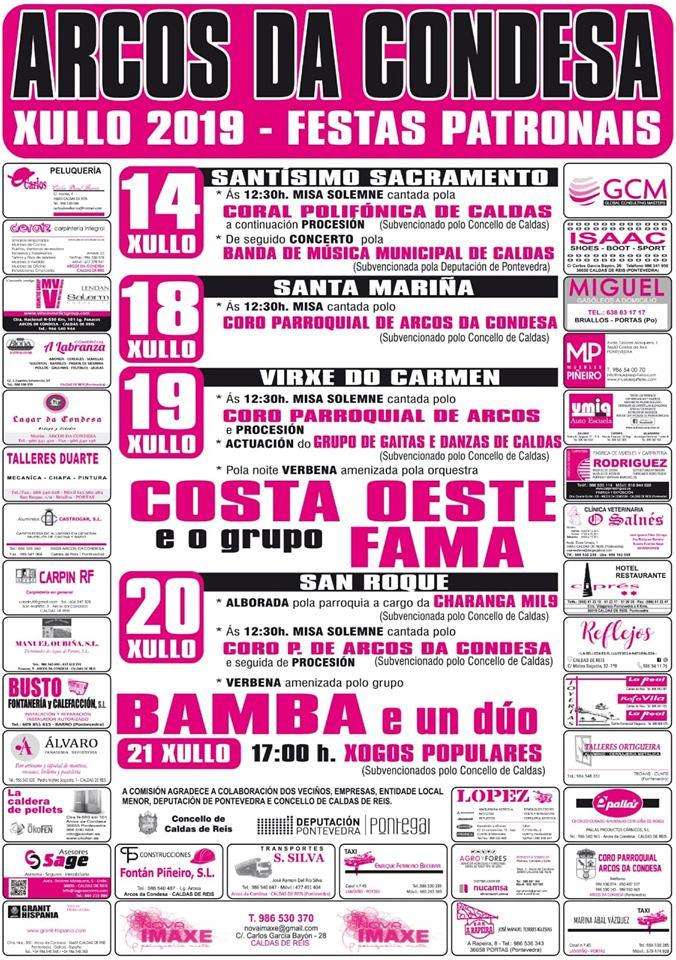 Festas Patronais de Arcos da Condesa en Caldas de Reis