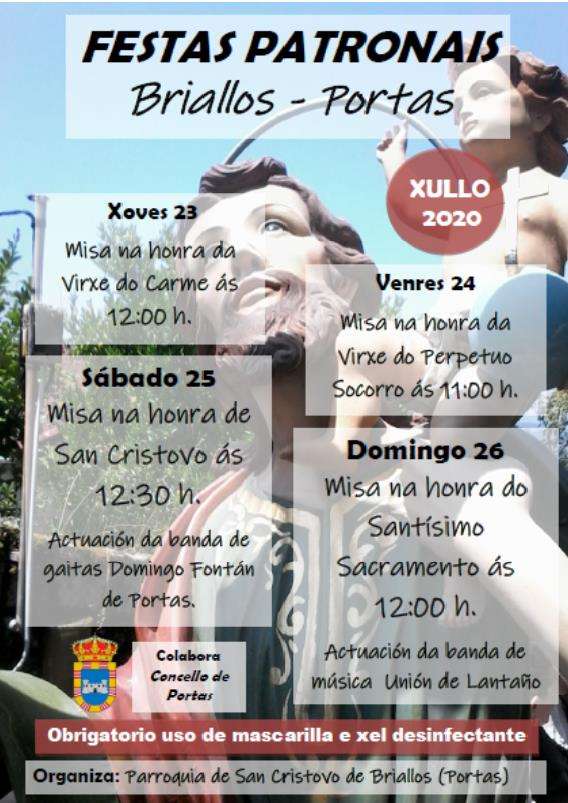 Festas Patronais de Briallos en Portas