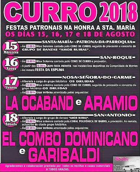 Festas Patronais de Curro en Barro