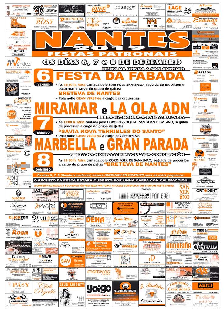 Festas Patronais de Nantes - XV Festa da Fabada en Sanxenxo