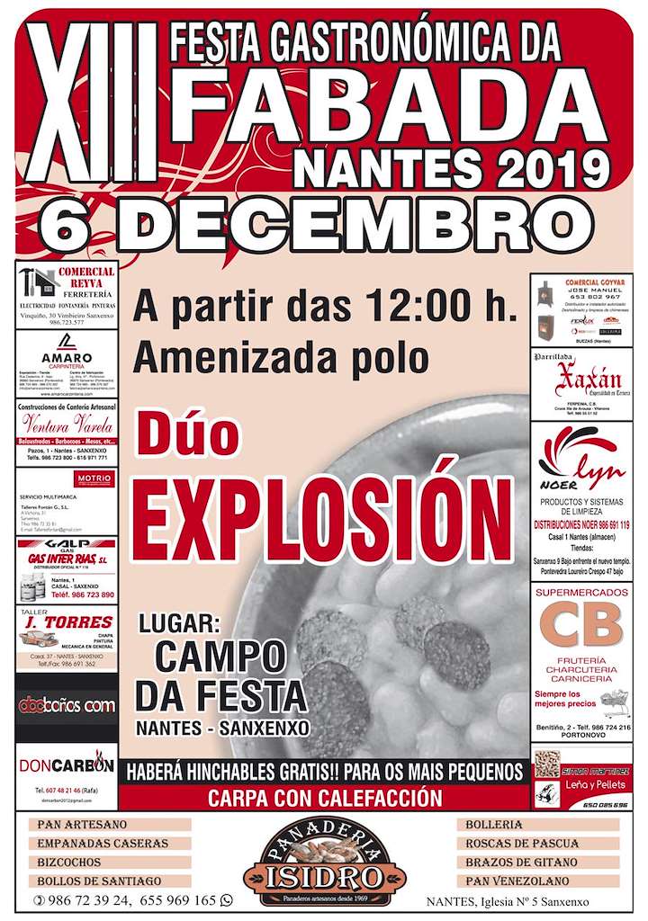 Festas Patronais de Nantes - XV Festa da Fabada en Sanxenxo