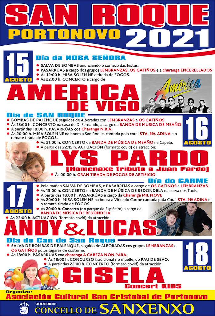 Festas Patronais de Portonovo en Sanxenxo