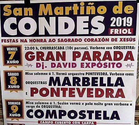 Festas Patronais de San Martiño de Condes (2024) en Friol