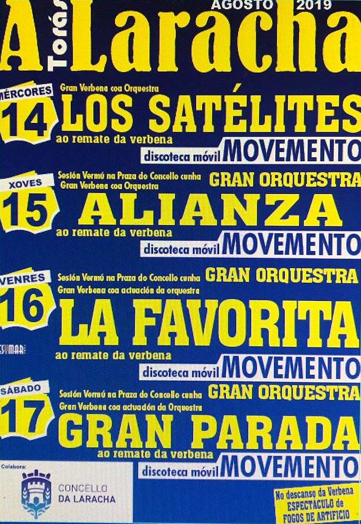 Festas Patronais de Santa María de Torás en Laracha