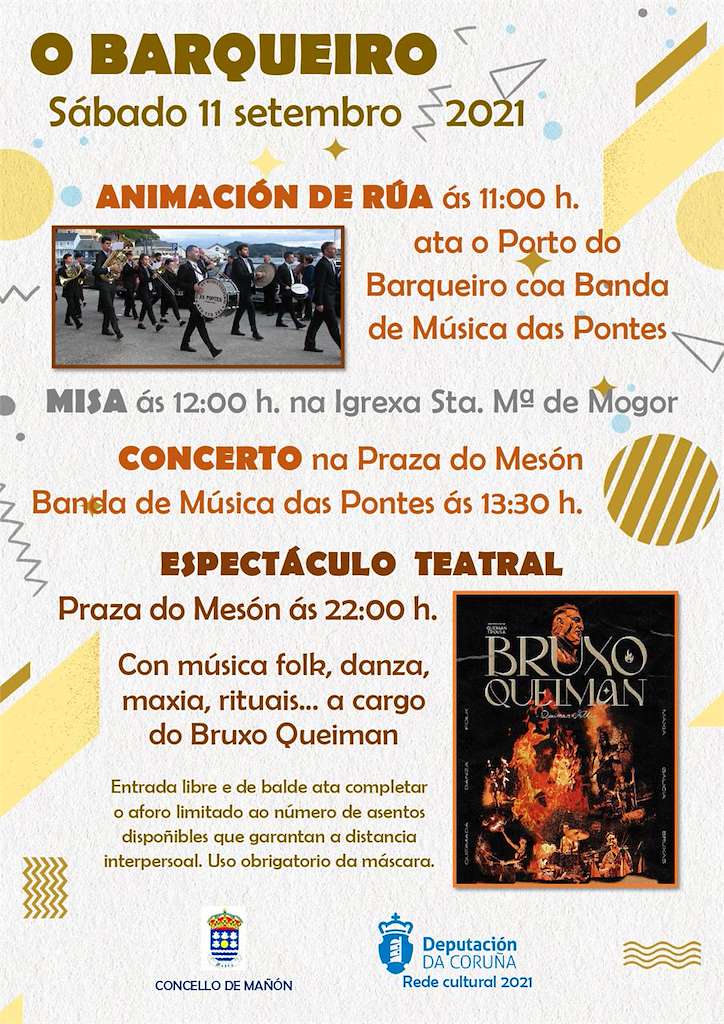 Festas Patronais do Barqueiro en Mañón