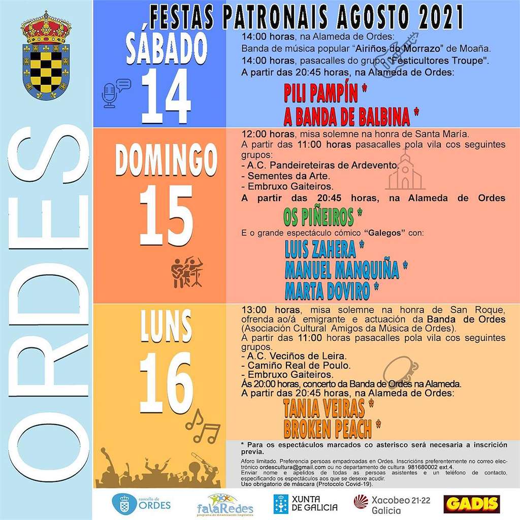 Festas Patronais en Ordes