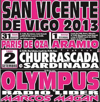Fechas, información, programa, cartel, imágenes, mapa y ubicación de Festas San Vicente de Vigo  en  Carral