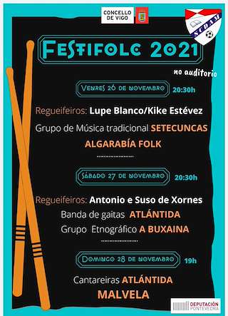 Fechas, información, programa, cartel, imágenes, mapa y ubicación de Festifolc Atlántida   en  Vigo
