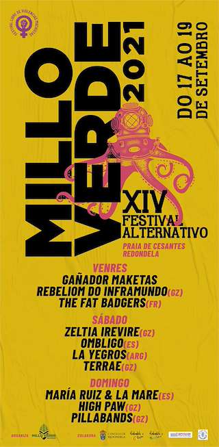 Fechas, información, programa, cartel, imágenes, mapa y ubicación de XVII Festival Alternativo Millo Verde (2024)  en  Redondela