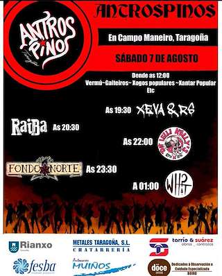 Fechas, información, programa, cartel, imágenes, mapa y ubicación de XVI Festival Antros Pinos (2024)  en  Rianxo