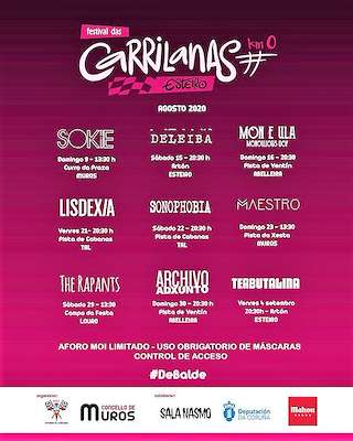 Fechas, información, programa, cartel, imágenes, mapa y ubicación de Festival das Carrilanas de Esteiro (2024)  en  Muros