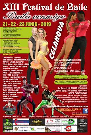 Fechas, información, programa, cartel, imágenes, mapa y ubicación de XVI Festival de Baile Baila Conmigo (2024)  en  Celanova