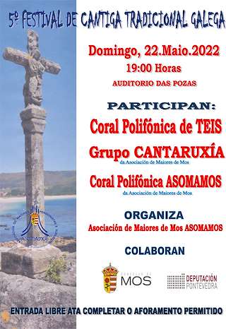 Fechas, información, programa, cartel, imágenes, mapa y ubicación de VII Festival de Cantiga Tradicional Galega  en  Mos