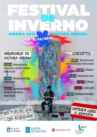 Fechas, información, programa, cartel, imágenes, mapa y ubicación de Festival de Inverno de Cultura Urbana  en  Ribeira