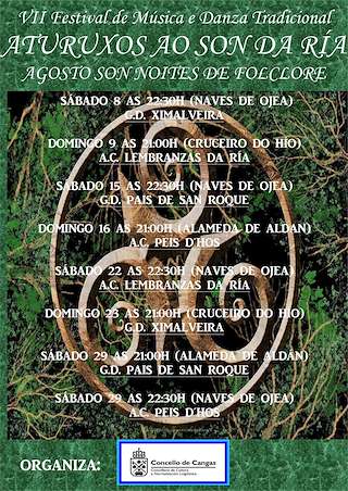 Fechas, información, programa, cartel, imágenes, mapa y ubicación de X Festival de Música e Danza Tradicional  en  Cangas