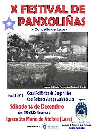 Fechas, información, programa, cartel, imágenes, mapa y ubicación de Festival de Panxoliñas  en  Laxe