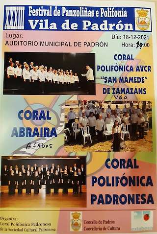 Fechas, información, programa, cartel, imágenes, mapa y ubicación de XXXV Festival de Panxoliñas  en  Padrón
