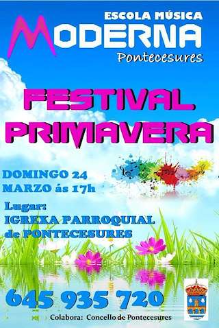 Fechas, información, programa, cartel, imágenes, mapa y ubicación de Festival de Primavera   en  Pontecesures