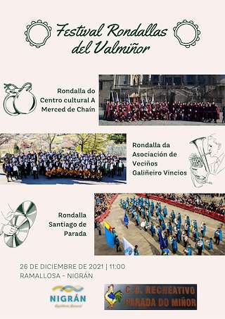 Fechas, información, programa, cartel, imágenes, mapa y ubicación de Festival de Rondallas del Valmiñor  en  Nigrán